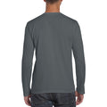 Kohlegrau - Side - Gildan Soft Style T-Shirt für Männer (5 Stück-Packung)