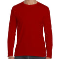 Rot - Back - Gildan Soft Style T-Shirt für Männer (5 Stück-Packung)