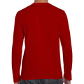 Rot - Side - Gildan Soft Style T-Shirt für Männer (5 Stück-Packung)