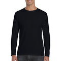 Schwarz - Back - Gildan Soft Style T-Shirt für Männer (5 Stück-Packung)