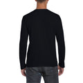 Schwarz - Side - Gildan Soft Style T-Shirt für Männer (5 Stück-Packung)