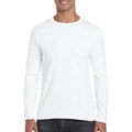 Weiß - Back - Gildan Soft Style T-Shirt für Männer (5 Stück-Packung)