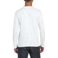 Weiß - Side - Gildan Soft Style T-Shirt für Männer (5 Stück-Packung)