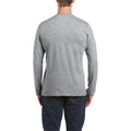 Grau - Side - Gildan Soft Style T-Shirt für Männer (5 Stück-Packung)