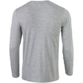 Grau - Pack Shot - Gildan Soft Style T-Shirt für Männer (5 Stück-Packung)