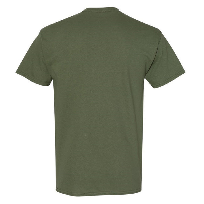 Armeegrün - Back - Gildan Herren T-Shirt