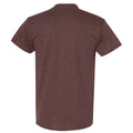 Rotbraun - Back - Gildan Herren T-Shirt