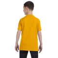 Goldgelb - Side - Gildan Kinder T-Shirt mit Rundhalsausschnitt, kurzärmlig