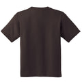 Dunkles Schokobraun - Back - Gildan Kinder T-Shirt mit Rundhalsausschnitt, kurzärmlig
