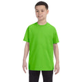 Limettengrün - Back - Gildan Kinder T-Shirt mit Rundhalsausschnitt, kurzärmlig