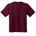 Rotbraun - Back - Gildan Kinder T-Shirt mit Rundhalsausschnitt, kurzärmlig