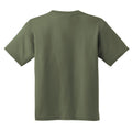 Militärgrün - Side - Gildan Kinder T-Shirt mit Rundhalsausschnitt, kurzärmlig