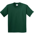 Waldgrün - Front - Gildan Kinder T-Shirt mit Rundhalsausschnitt, kurzärmlig