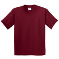 Scharlachrot - Front - Gildan Kinder T-Shirt mit Rundhalsausschnitt, kurzärmlig