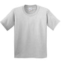 Aschgrau - Front - Gildan Kinder T-Shirt mit Rundhalsausschnitt, kurzärmlig