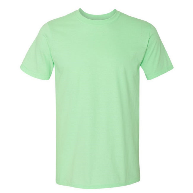 Mintgrün - Front - Gildan Soft-Style Herren T-Shirt, Kurzarm, Rundhalsausschnitt