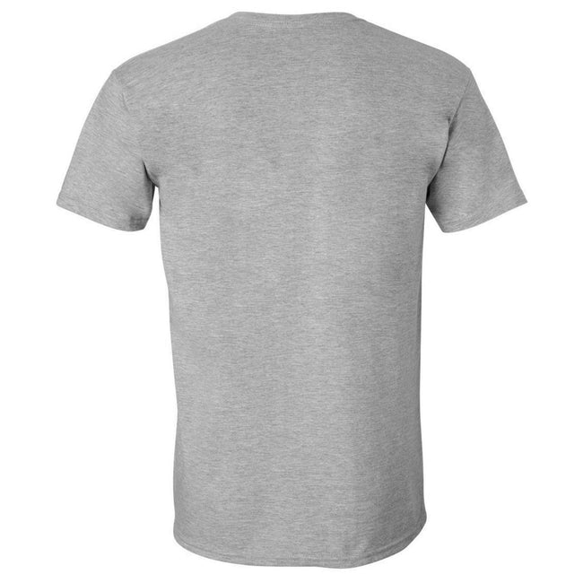 Sportgrau (RS) - Back - Gildan Soft-Style Herren T-Shirt, Kurzarm, Rundhalsausschnitt