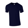 Marineblau - Front - Gildan Soft-Style Herren T-Shirt, Kurzarm, Rundhalsausschnitt