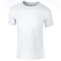 Weiß - Front - Gildan Soft-Style Herren T-Shirt, Kurzarm, Rundhalsausschnitt