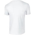 Weiß - Back - Gildan Soft-Style Herren T-Shirt, Kurzarm, Rundhalsausschnitt