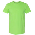 Limette - Front - Gildan Soft-Style Herren T-Shirt, Kurzarm, Rundhalsausschnitt