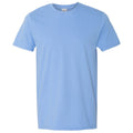 Taubenblau - Front - Gildan Soft-Style Herren T-Shirt, Kurzarm, Rundhalsausschnitt