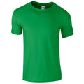 Irisches Grün - Front - Gildan Soft-Style Herren T-Shirt, Kurzarm, Rundhalsausschnitt