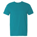 Petrol - Front - Gildan Soft-Style Herren T-Shirt, Kurzarm, Rundhalsausschnitt