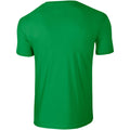 Irisches Grün - Back - Gildan Soft-Style Herren T-Shirt, Kurzarm, Rundhalsausschnitt