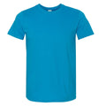 Saphir - Front - Gildan Soft-Style Herren T-Shirt, Kurzarm, Rundhalsausschnitt