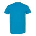 Saphir - Back - Gildan Soft-Style Herren T-Shirt, Kurzarm, Rundhalsausschnitt