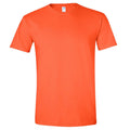 Orange - Front - Gildan Soft-Style Herren T-Shirt, Kurzarm, Rundhalsausschnitt