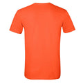Orange - Back - Gildan Soft-Style Herren T-Shirt, Kurzarm, Rundhalsausschnitt