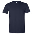 Marineblau - Front - Gildan Soft-Style Herren T-Shirt, Kurzarm, Rundhalsausschnitt