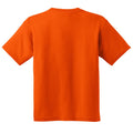 Orange - Back - Gildan Kinder T-Shirt mit Rundhalsausschnitt, kurzärmlig