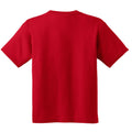 Rot - Back - Gildan Kinder T-Shirt mit Rundhalsausschnitt, kurzärmlig