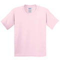 Hellpink - Front - Gildan Kinder T-Shirt mit Rundhalsausschnitt, kurzärmlig
