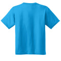 Kohlegrau - Side - Gildan Kinder T-Shirt mit Rundhalsausschnitt, kurzärmlig
