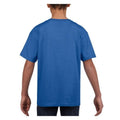 Königsblau - Side - Gildan Kinder T-Shirt mit Rundhalsausschnitt, kurzärmlig