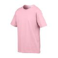 Hellpink - Side - Gildan Kinder T-Shirt mit Rundhalsausschnitt, kurzärmlig