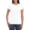 Weiß - Back - Gildan Damen Soft Style Kurzarm T-Shirt