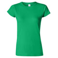 Irisches Grün - Front - Gildan Damen Soft Style Kurzarm T-Shirt