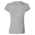 Grau - Back - Gildan Damen Soft Style Kurzarm T-Shirt