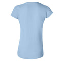 Hellblau - Back - Gildan Damen Soft Style Kurzarm T-Shirt