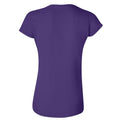 Lila - Back - Gildan Damen Soft Style Kurzarm T-Shirt