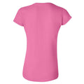 Rosa - Back - Gildan Damen Soft Style Kurzarm T-Shirt