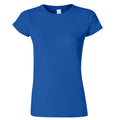 Königsblau - Front - Gildan Damen Soft Style Kurzarm T-Shirt