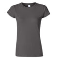 Anthrazit - Front - Gildan Damen Soft Style Kurzarm T-Shirt