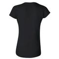 Schwarz - Back - Gildan Damen Soft Style Kurzarm T-Shirt