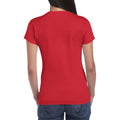 Rot - Lifestyle - Gildan Damen Soft Style Kurzarm T-Shirt